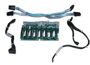 IBM x3650 M3 69Y0650 8 x 2.5" SAS/SATA Hot-Swap Drive Backplane w/Cables 94Y6670 - Afbeelding 1 van 12