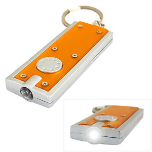 LED Keyring Torch Ultrabright Mini Pocket Keychain Flashlight Key Ring Fob Light