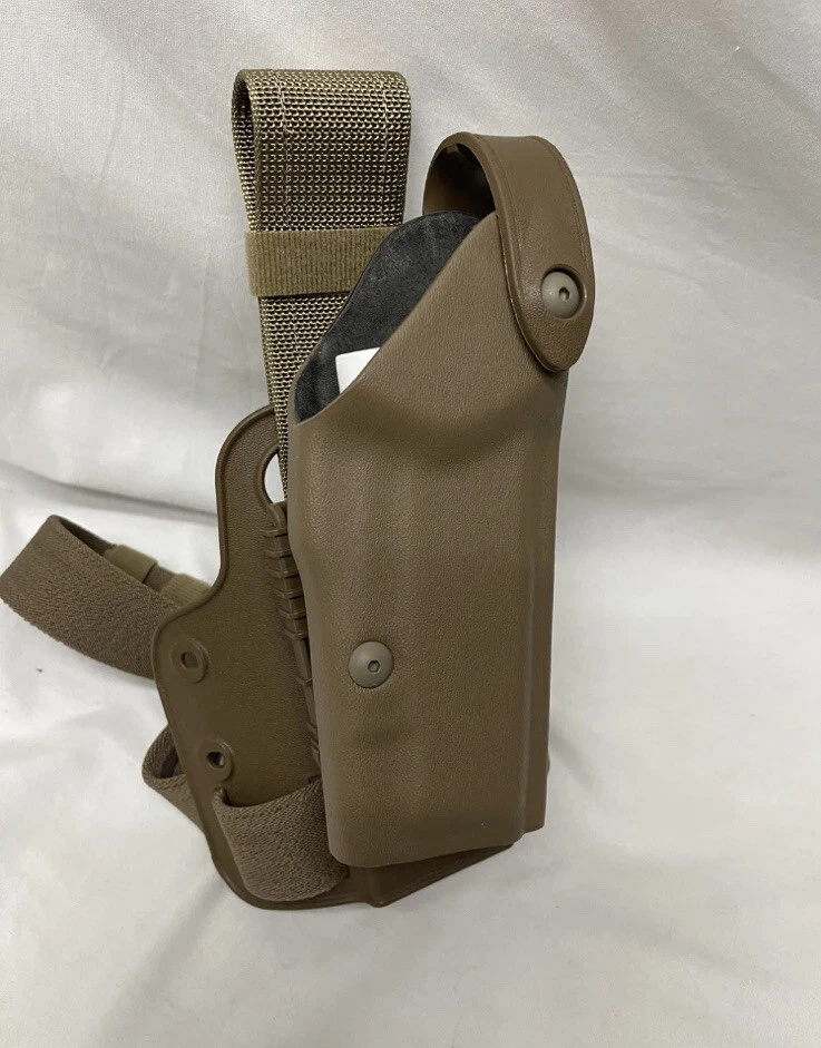 Safariland Springfield Armory STI/SVI 1911 Drop Leg Holster Coyote Brown RH - Image 1 of 2