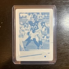 T.J. WATT 2020 PANINI DONRUSS FOOTBALL PRINTING PLATE 1/1 STEELERS