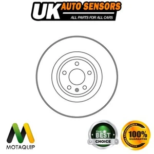 Fits Audi Allroad 2006-2011 A6 2004-2011 Motaquip Front 1x Brake Disc - Picture 1 of 6