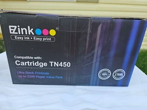 2-pak standardowej wydajności zamiennik tonera do Brother TN450 TN-450 czarny - Zdjęcie 1 z 4