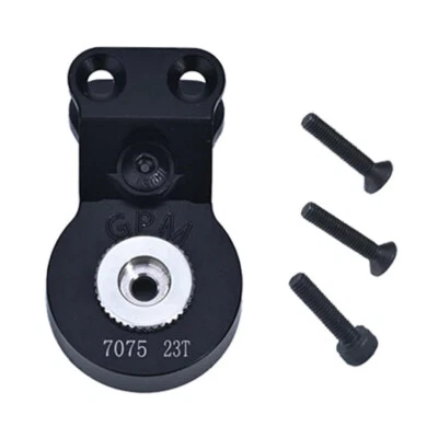 GPM Alum 7075 Servo Saver Steering 23T Black w/ Built-In Spring for Arrma Gorgon - Image 1 of 3
