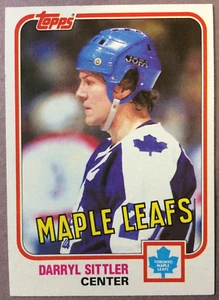 1981-82 Topps Hockey "Set Break" #36 Darryl Sittler Toronto Maple Leafs - Picture 1 of 1