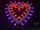 Luminaria luminarie Natale Cuore Led San Valentino Light Wedding Matrimonio