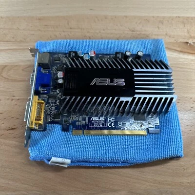 ASUS NVIDIA GeForce 8400 GS EN8400GS SILENT/P/512M/A 512MB VGA DVI Video Card - Image 1 of 4