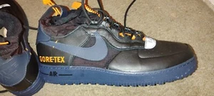 Nike Air Force 1 WTR GORE-TEX The 10th Size 13 WoW Black Blue Orange CQ7211 001 - Picture 1 of 14