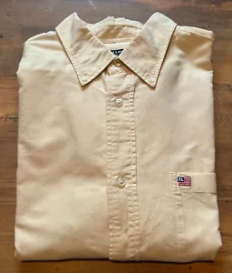 RALPH LAUREN JEANS CO - HELLGELB - OXFORD - LANGARM - LARGE - Bild 1 von 4