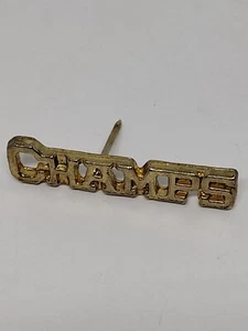 CHAMPS Gold Tone Letters Lapel Jacket Tack Pin - Bild 1 von 5