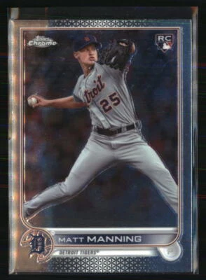 Matt Manning 2022 Topps Chrome #57 BASEBALL Card - Image 1 of 2