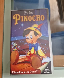 PINOCHO WALT DISNEY LOS CLASICOS VHS PELICULA - Imagen 1 de 4