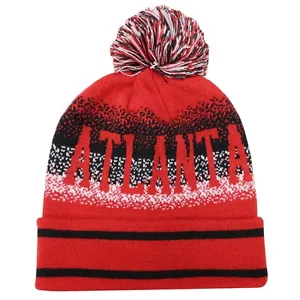 Atlanta Falcons Winter Bommelmütze/Beanie neu KOSTENLOSER VERSAND UVP $ 22 - Bild 1 von 1