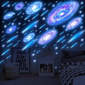 Spakon Glow in The Dark Stars for Ceiling Stickers Galaxy Wall Decals 289 Pcs... - Picture 1 of 4