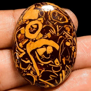 100% Natural Mariam Jasper Oval Shape Cabochon Gemstone 50 Ct 32X24X7mm GC-42359 - Picture 1 of 2