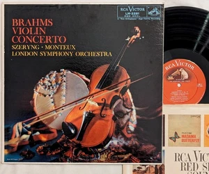 RCA LM-2281 lp 1959 Brahms VIOLIN CONCERTO Monteaux LSO Szeryng SD mono 1S/1S - Picture 1 of 6