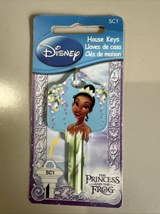 Disney Princess Tiana House Key Blank on Card~SC-1 - Fun Keys Gift New Condition - Picture 1 of 3