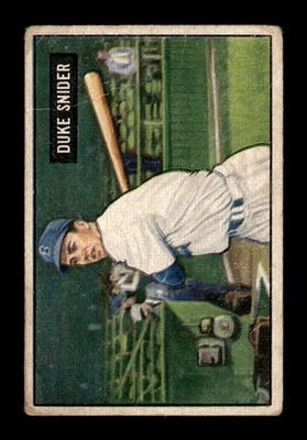 Bowman #32 Duke Snider 1951 muy bueno patio-10002681 Foto 1 de 2