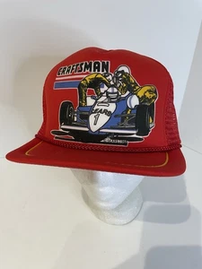 Sears Craftsman Racing Team Trucker Snap Back Hat Indy Formula F1 Vintage 1988 - Picture 1 of 7
