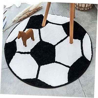  Soccer Rug, Sports Rugs for Boys Bedroom, Soccer Gifts Idea for Football  - Image 1 of 4