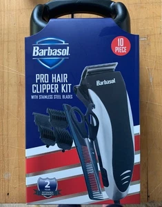 Barbasol 10 Pezzi Kit Tagliacapelli Professionale per Cani con Lame in Acciaio Inox Scatola Nuovo con Scatola - Foto 1 di 9
