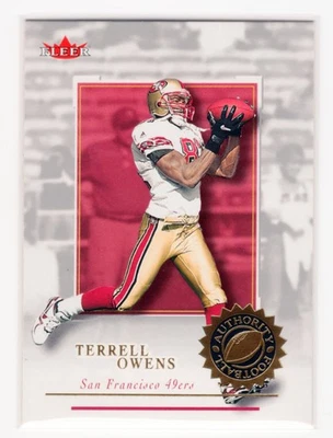 Terrell Owens 2001 Fleer Authority Football San Francisco 49ers #43 - Image 1 of 2