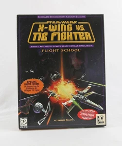 SEALED 1997 Star Wars: X-Wing vs TIE Fighter Flight School RARE CIB Big Box PC - Picture 1 of 7