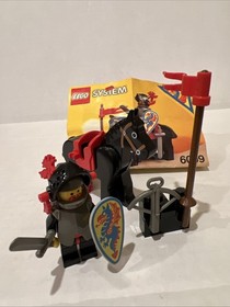 Lego Set # 6009:  Black Knight - Vintage 1992 - 100% Complete - Manual Included