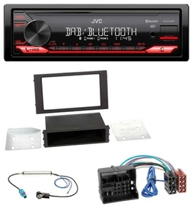JVC DAB MP3 Bluetooth USB Autoradio für Seat Leon (2012-2020) - schwarz - Bild 1 von 8