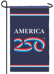 Bandera de jardín de nailon America 250 Nyl-Glo - Hecha en EE. UU. - Imagen 1 de 1