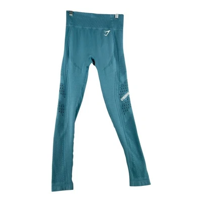 Gymshark Azul Teal Cintura Alta Sin Costuras Entrenamiento Leggings Ropa Activa Para Mujer XSmall Foto 1 de 4