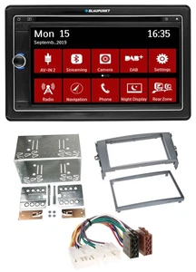 Blaupunkt Bluetooth DAB 2DIN USB DVD MP3 Autoradio für Toyota Auris 07-12 anthra - Bild 1 von 9