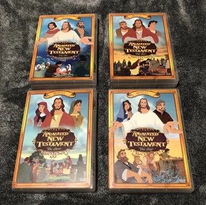 DVD NEST Animated New Testament Volumes 1-4 COMPLETE - Foto 1 di 6