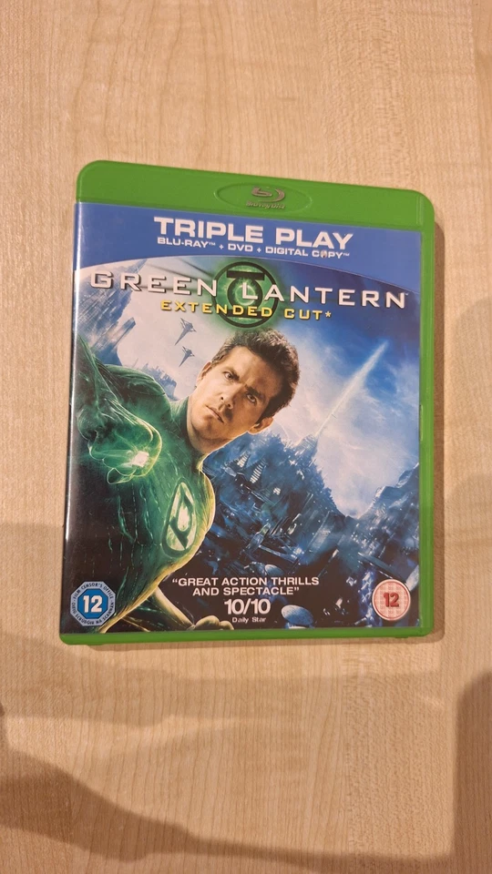 Green Lantern (Blu-ray, 2011, Extended Cut) Triplle Play BluRay + DVD - Image 1 of 4