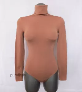 WOLFORD COLORADO STRING BODY BODYSUIT SIZE MEDIUM in caramel NWT - Picture 1 of 12