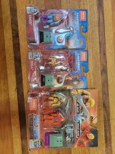 3 LOT He-Man vs Beast, Teela, Faker Man Mega Construx MOTU Figures Set New - Picture 1 of 4