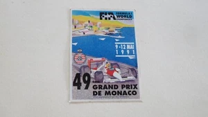 UN AUTOCOLLANT OFFICIEL ANNEE1991 MONACO GRAND PRIX - Foto 1 di 1