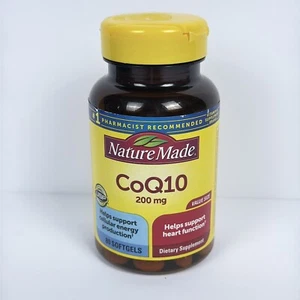 Nature Made CoQ10 200 mg 80 cápsulas blandas líquidas Co-q10 apoya el corazón, la energía - Imagen 1 de 11