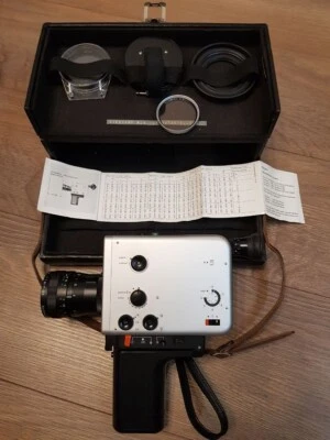 Cámara Nizo S561 Super 8 – Totalmente Funcionando – Estuche y Extras – Excelente Estado Foto 1 de 4