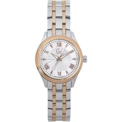 Reloj deportivo elegante para mujer Gc Smart Class dos tonos oro rosa 32 mm Y03002L1 Foto 1 de 4