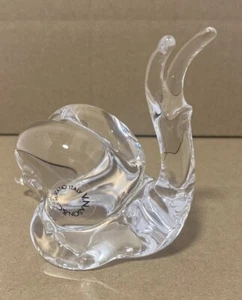 Murano Glas Schnecke Mid Century Modern 4" Kunstglas V. Nason Italien mit Aufkleber - Bild 1 von 14