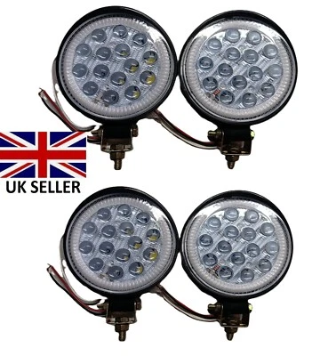 经典汽车白色 4 件套驾驶点和雾灯适用于 Austin MG Triumph — 第 1/4 张图片