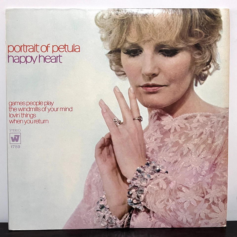 PETULA CLARK - Happy Heart (Poster)(Windmills Of Mind) 12" Vinyl Record LP - VG+ - Image 1 of 4