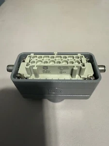 Harting Female Connector HAN 16E-F-s 09 33 016 2701 with housing - NEW - Picture 1 of 4