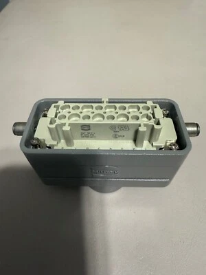 Harting Female Connector HAN 16E-F-s 09 33 016 2701 with housing - NEW - Image 1 of 4