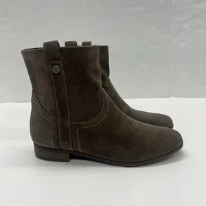 Frye & Co Women's Boots Size 7.5 Sarah Shortie Ankle Boots Suede Boho Cottage - Picture 1 of 14