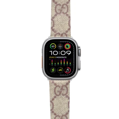 Luxury Apple watch band strap series 1 2 3 4 5 6 7 8 9 10 SE ULTRA 1 2 G canvas - Image 1 of 4