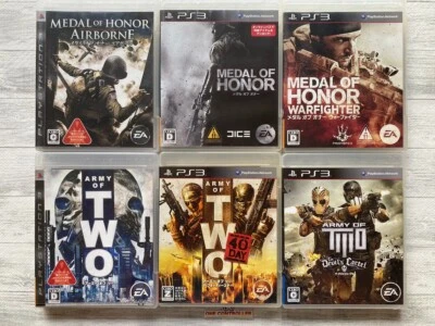 SONY PS3 Medal of Honor Airborne & Warfighter & Army of Two set from Japan - Image 1 of 4