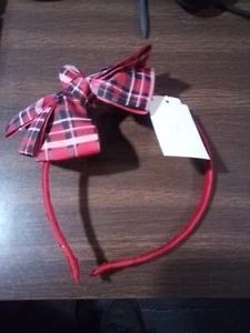 plaid Large bow headband - Picture 1 of 1