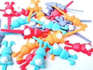 12 Cottontail Rabbit  Cake Cupcake Decorations Toppers Picks Assorted Sets - Picture 1 of 16