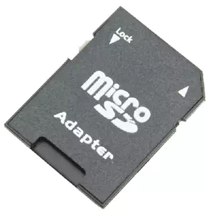 Micro SD / Micro SDHC to SD / SDHC Memory Card Adapter Convertor - Picture 1 of 1
